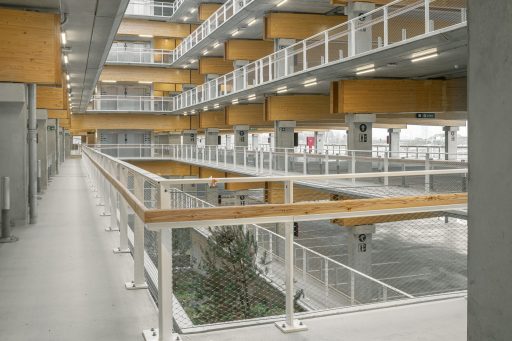 P+R Linkeroever, Oosterweel Antwerpen - kabelnetten - Carl Stahl Benelux - 9735 parkeergarage parking parkeergebouw