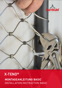 Voorkant Montagehandleiding X-TEND - Carl Stahl